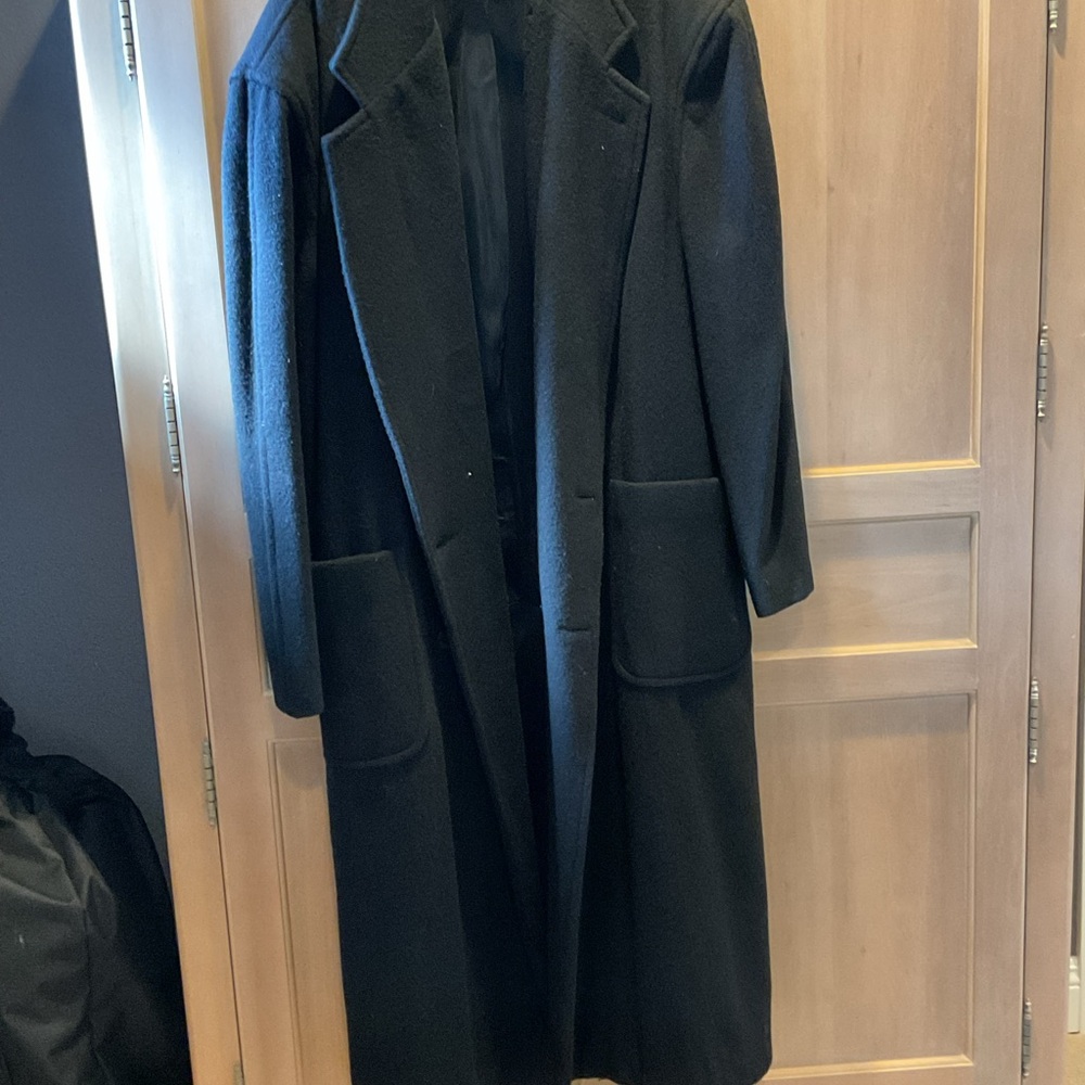 Men's Black Pea Coat